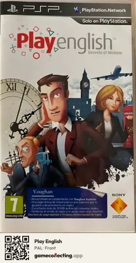 Play English PlayStation Portable, PAL box front