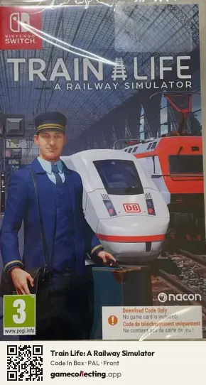 Train Life: A Railway Simulator Nintendo Switch, PAL box front