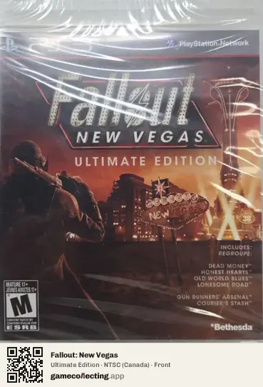Fallout: New Vegas PlayStation 3, Canada box front