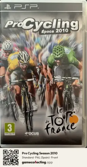 Pro Cycling Season 2010 PlayStation Portable, Spain box front