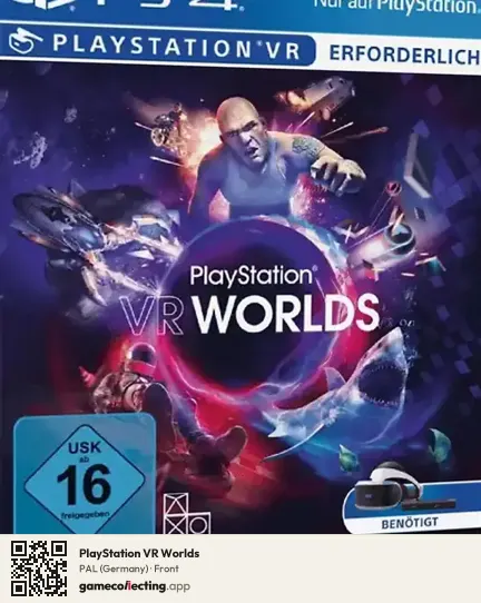 PlayStation VR Worlds PlayStation 4, Germany box front