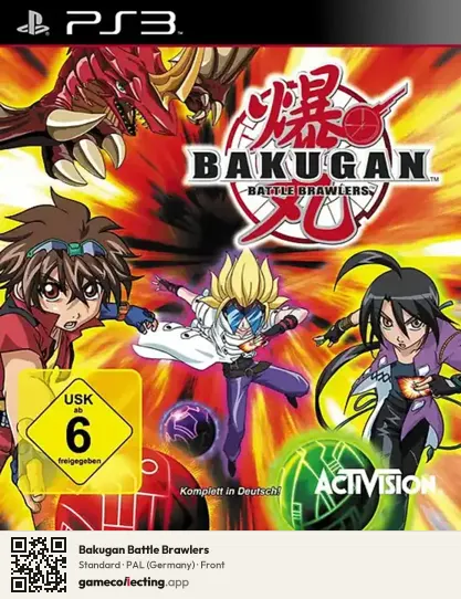 Bakugan Battle Brawlers PlayStation 3, Germany box front
