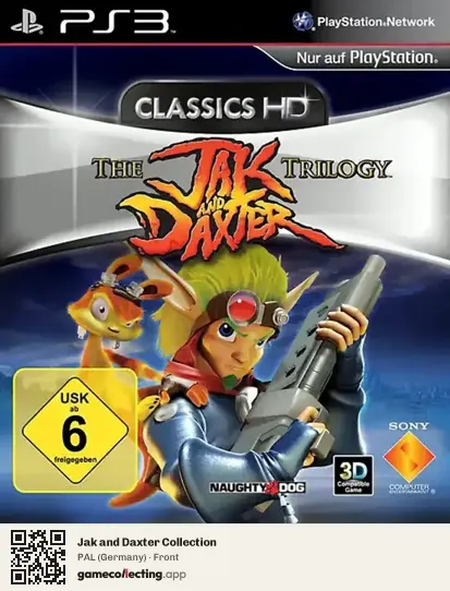 Jak and Daxter Collection PlayStation 3, Germany box front