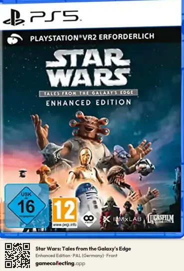 Star Wars: Tales from the Galaxy's Edge PlayStation 5, Germany box front