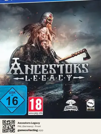 Ancestors Legacy PlayStation 4, Germany box front