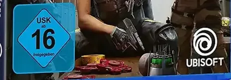 Tom Clancy's Rainbow Six Siege, the USK square on its front