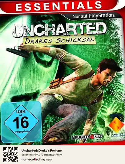 Uncharted: Drake's Fortune PlayStation 3, Germany box front
