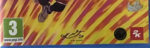 NBA 2K24, the PEGI square on its front