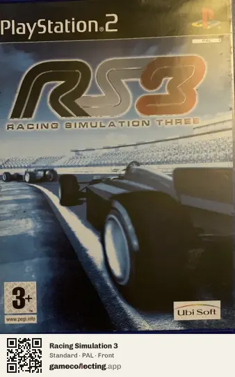 Racing Simulation 3 PlayStation 2, PAL box front