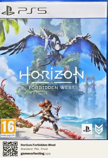 Horizon Forbidden West PlayStation 5, PAL box front