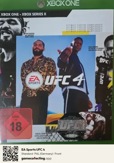 EA Sports UFC 4 Xbox One, Germany box front