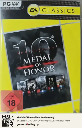 Medal of Honor: 10th Anniversary Computer, Germany box front