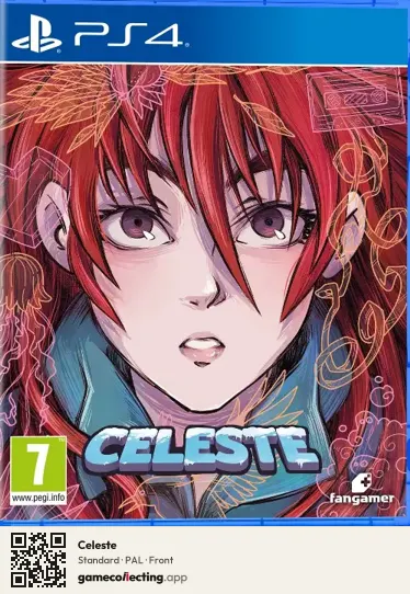 Celeste PlayStation 4, PAL box front