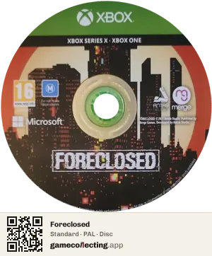 Foreclosed Xbox Series X, PAL disc