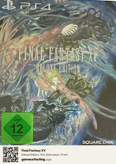 Final Fantasy XV PlayStation 4, Germany box front