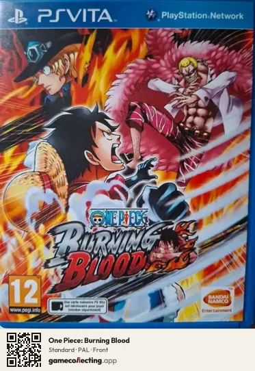 One Piece: Burning Blood PlayStation Vita, PAL box front