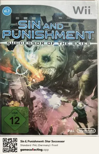 Sin & Punishment: Star Successor Nintendo Wii, Germany box front