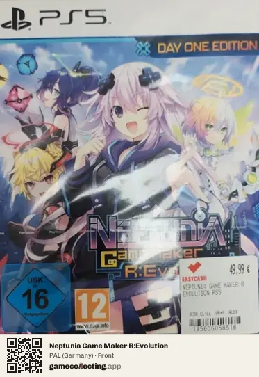 Neptunia Game Maker R:Evolution PlayStation 5, Germany box front