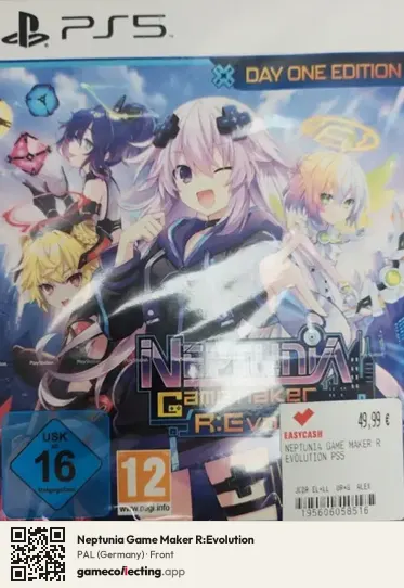 Neptunia Game Maker R:Evolution PlayStation 5, Germany box front