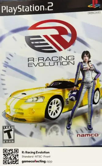 R: Racing Evolution PlayStation 2, NTSC box front