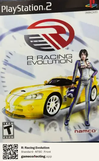 R: Racing Evolution PlayStation 2, NTSC box front