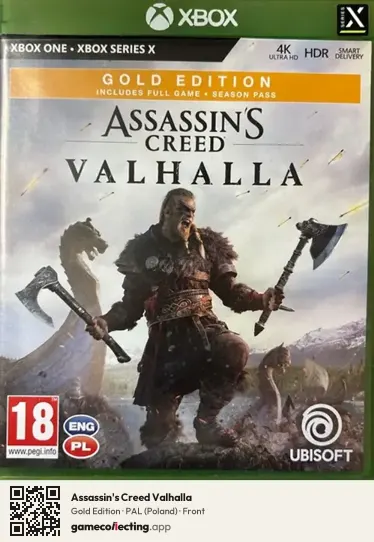 Assassin's Creed Valhalla Xbox One, Poland box front