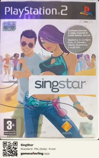 SingStar PlayStation 2, Italy box front