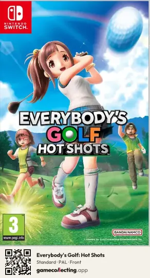 Everybody's Golf: Hot Shots Nintendo Switch, PAL box front