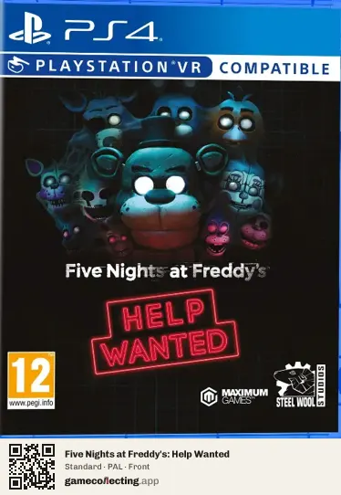 Five Nights at Freddy's: Help Wanted PlayStation 4, PAL box front