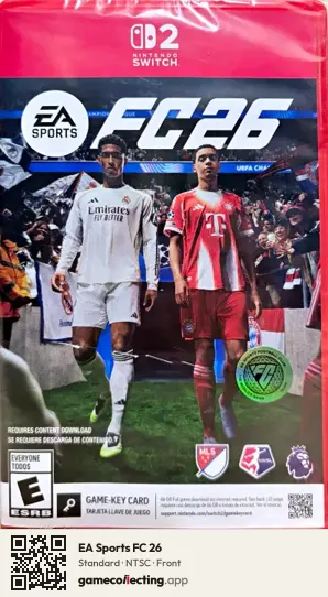 EA Sports FC 26 Nintendo Switch 2, NTSC box front