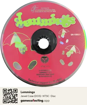 Lemmings Computer, NTSC disc