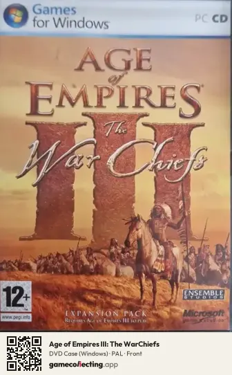 Age of Empires III: The WarChiefs Computer, PAL box front