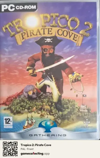 Tropico 2: Pirate Cove Computer, PAL box front