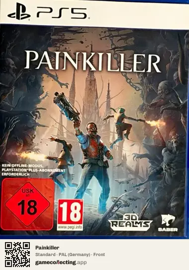 Painkiller PlayStation 5, Germany box front