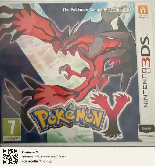 Pokémon Y Nintendo 3DS, Netherlands box front