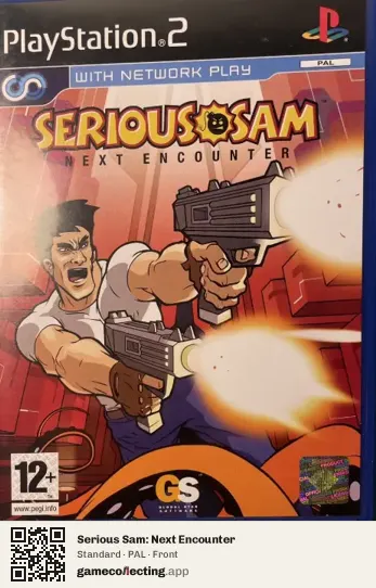 Serious Sam: Next Encounter PlayStation 2, PAL box front