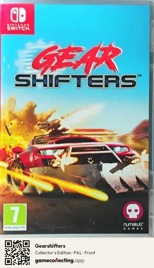 Gearshifters Nintendo Switch, PAL box front