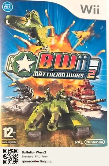 Battalion Wars 2 Nintendo Wii, PAL box front