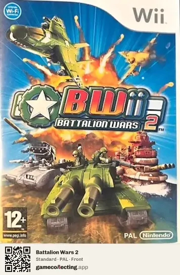 Battalion Wars 2 Nintendo Wii, PAL box front