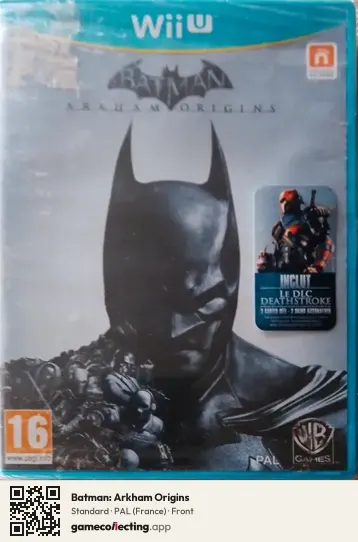 Batman: Arkham Origins Nintendo Wii U, France box front