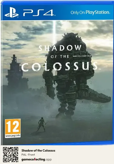 Shadow of the Colossus PlayStation 4, PAL box front