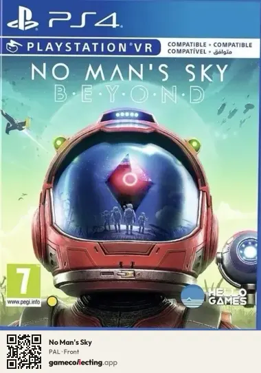 No Man's Sky PlayStation 4, PAL box front