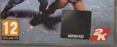 WWE 2K Battlegrounds, the USK square on its front