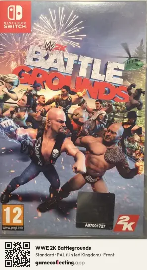 WWE 2K Battlegrounds Nintendo Switch, United Kingdom box front