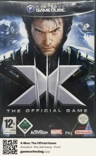X-Men: The Official Game Nintendo GameCube, Germany box front