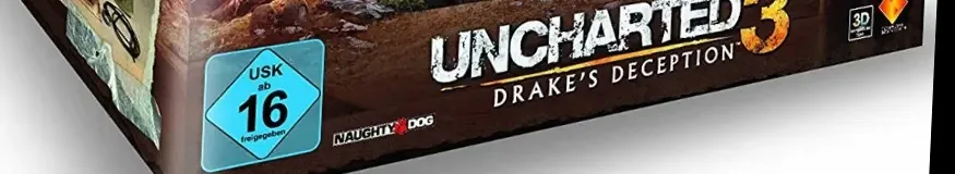 Uncharted 3: Drake's Deception, the USK square on its front
