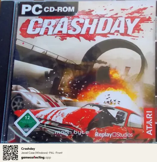 Crashday Computer, PAL box front