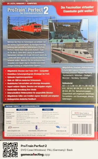 ProTrain Perfect 2 Computer, Germany box back