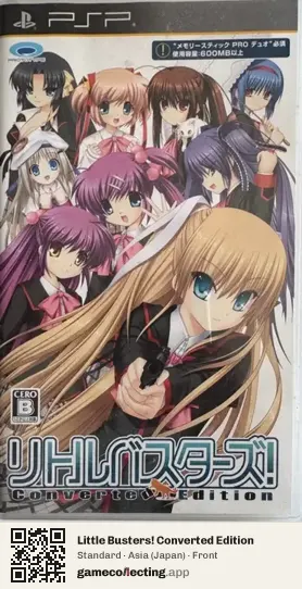 Little Busters! Converted Edition PlayStation Portable, Asia box front