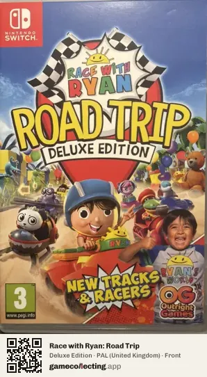 Race with Ryan: Road Trip Nintendo Switch, United Kingdom box front
